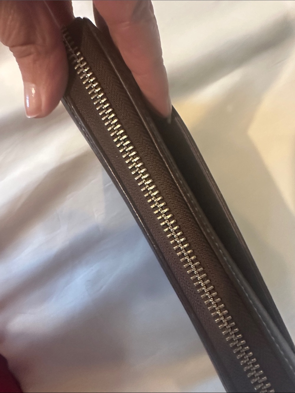 Vintage Coach Long Zip Around Wallet Brown - Picture 4 of 14